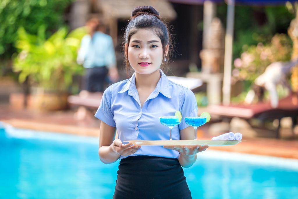 Neak Pean Hotel - Wooden House 暹粒 外观 照片